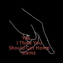 Get Home Stemz Walking Fingers GIF - Get Home Stemz Walking Fingers Yes GIFs