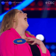 Laughing Erin GIF - Laughing Erin Family Feud Canada GIFs