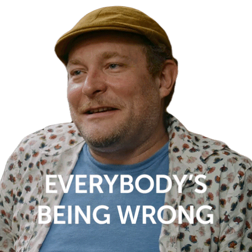 Everybodys Being Wrong James Adomian Sticker - Everybodys Being Wrong James Adomian Stay Tooned Stickers