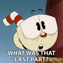 What Was That Last Part Cuphead GIF - What Was That Last Part Cuphead The Cuphead Show GIFs