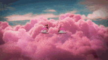 Nicki Minaj Flying GIF - Nicki Minaj Flying Clouds GIFs