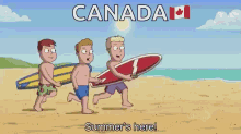 Canada Best Summer Ever GIF - Canada Best Summer Ever Surfing GIFs