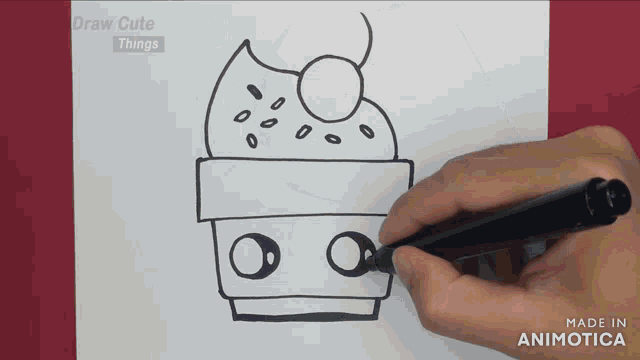 cute animated things to draw