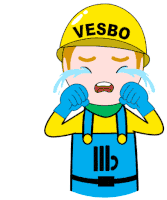 Vesbo Cry Sticker - Vesbo Cry Sad Stickers