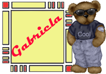 Gabriela Cool Sticker - Gabriela Cool Bear Stickers