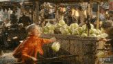 Hey Watch Out For My Cabbage Merchant GIF - Hey Watch Out For My Cabbage Merchant Avatar The Last Airbender GIFs