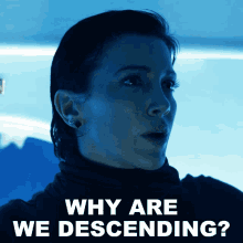 Why Are We Descending Miller GIF - Why Are We Descending Miller Katie Cassidy GIFs