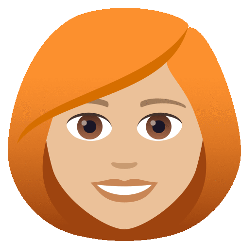 Redhead Joypixels Sticker - Redhead Joypixels Ginger Woman Stickers