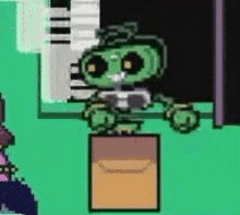 Robot Funky GIF - Robot Funky Green GIFs