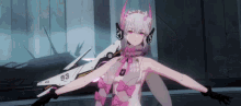 a video game character with the number 03 on her shoulder