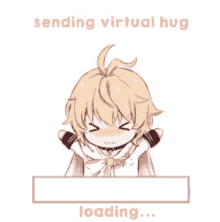 hug sending virtual hug loading hugs