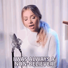 I Was Always A Non Believer Emma Heesters GIF - I Was Always A Non Believer Emma Heesters Malang Song GIFs