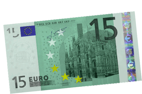 Unotre Euro Sticker - Unotre Euro 15euro Stickers