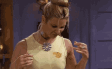 Friends Phoebe Food Stain GIF - Stain Food Stain Friends GIFs