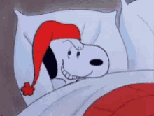 Snoopy Evil Smile GIF - Snoopy Evil Smile Sleeping GIFs
