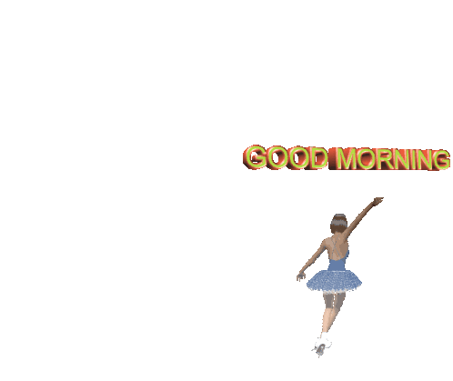 Good Morning Dance Sticker - Good Morning Dance Skater Stickers