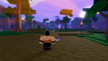 a person in a video game with a sword