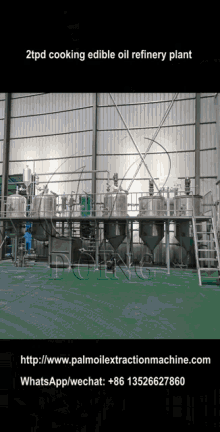 cooking oil refinery plant edible oil refinery plant cooking oil refining machine edible oil refining mac hine 2tpd cooking oil refinery plant