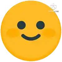 a yellow circle with a smiling face and the words kinemaster on the bottom