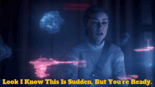 Star Wars Iden Versio GIF - Star Wars Iden Versio Look I Know This Is Sudden GIFs