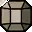 a pixel art drawing of a lantern with a sticker on it .