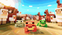 Frog Minecraft Live GIF - Frog Minecraft Live Crystaline GIFs