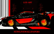 lamborghini new live wallpapers led art car