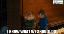 Alvin And The Chipmunks Simon GIF - Alvin And The Chipmunks Simon I Know What We Should Do GIFs