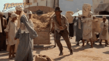Running Indiana Jones GIF