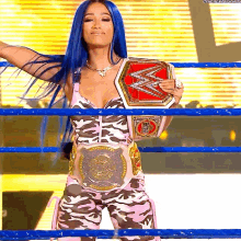 Sasha Banks Raw Womens Champion GIF