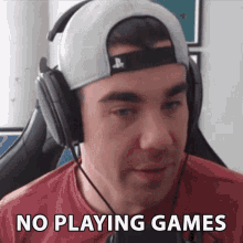 No Playing Games Serious GIF