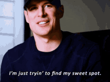 Sidney Crosby Im Just Tryin To Find My Sweet Spot GIF - Sidney Crosby Im Just Tryin To Find My Sweet Spot Sweet Spot GIFs