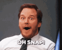 Chris Pratt Oh Snap GIF - Chris Pratt Oh Snap Parks And Rec GIFs