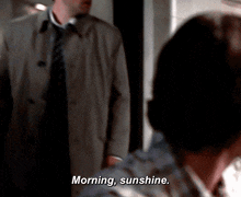 Supernatural Castiel GIF - Supernatural Castiel Morning Sunshine GIFs