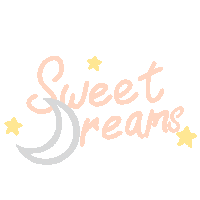 a sweet dreams logo with a moon and stars