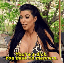 kuwtk keeping up with the kardashians kim kardashian youre a dick you have no manners