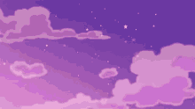 Clouds Purple GIF