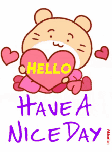 animated greeting card have a nice day