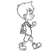 run boy