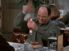George Costanza Ketchup Bottle GIF