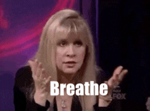 Stevie Nicks Breathe GIF - Stevie Nicks Breathe GIFs