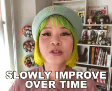 Slowly Improve Over Time Goldie Chan GIF - Slowly Improve Over Time Goldie Chan Improving GIFs