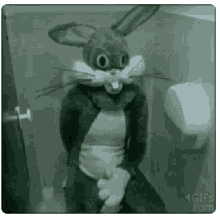 creepy easter bunny meme
