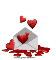 liebe love letter in love valentines card
