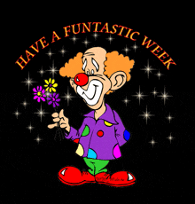 Have A Fantastic Week Clown GIF - Have A Fantastic Week Clown Have A Great Week GIFs