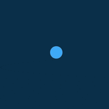 a blue and black logo with an eye in the middle on a blue background .
