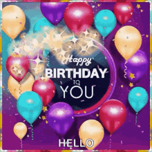 Happy Birthday To You Balloons GIF - Happy Birthday To You Happy Birthday Balloons GIFs