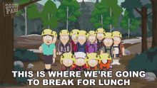 This Is Where Were Going To Break For Lunch Pete Nichols GIF