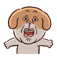 Dog Gag Sticker - Dog Gag Cute Stickers