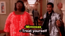 Mimosas Treat Yoself GIF - Mimosas Treat Yoself Parks And Recreation GIFs